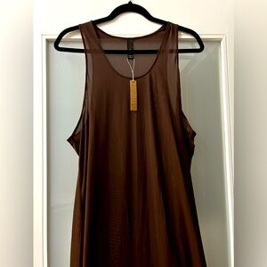 SKIMS MESH LONG DRESS